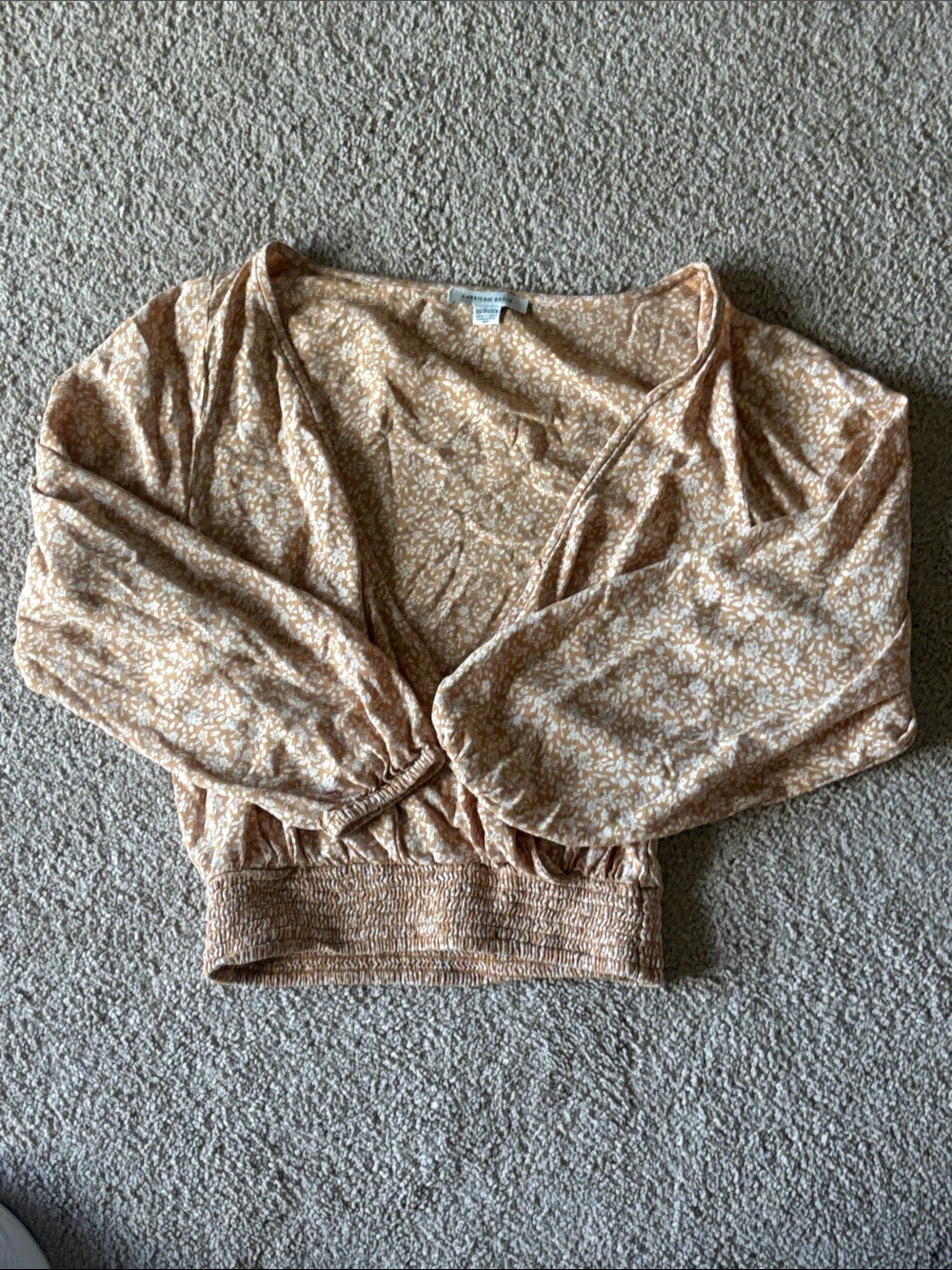American Eagle wrap style top XS
